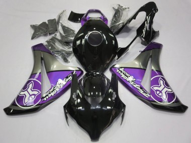 Púrpura Sobre Negro Personalizado 08-11 CBR1000RR Carenado
