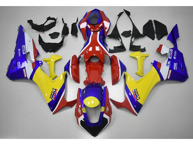 Rojo Azul & Amarillo HRC 17-23 CBR1000RR Carenado