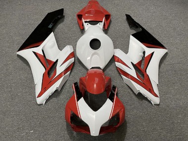 Rojo Blanco & Negro Brillo 04-05 CBR1000RR Carenado