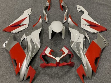 Rojo Blanco & Plata 19-23 ZX6R Carenado