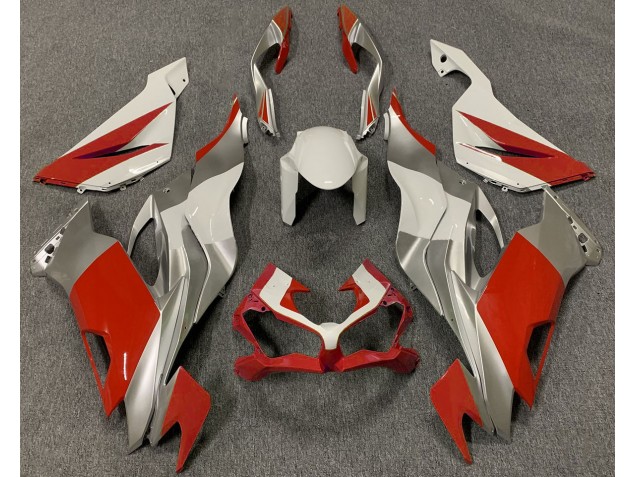 Rojo Blanco & Plata 19-23 ZX6R Carenado