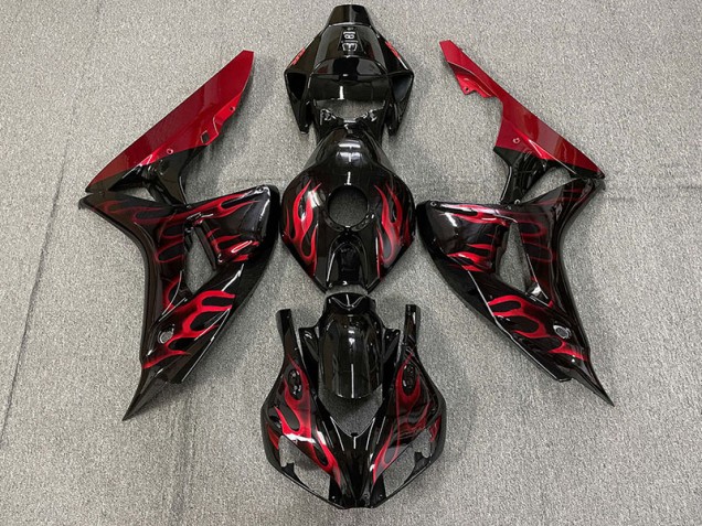 Rojo Brillante Llama 06-07 CBR1000RR Carenado