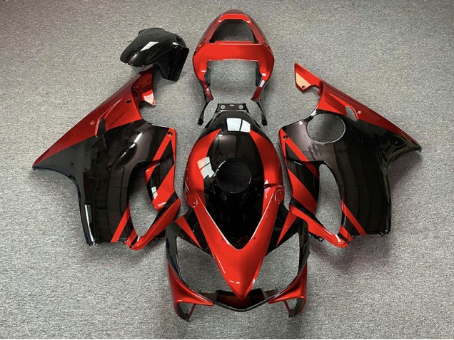 Rojo Brillante & Negro 01-03 CBR600 F4i Carenado Rojo Brillante & Negro 01-03 CBR600 F4i Carenado
