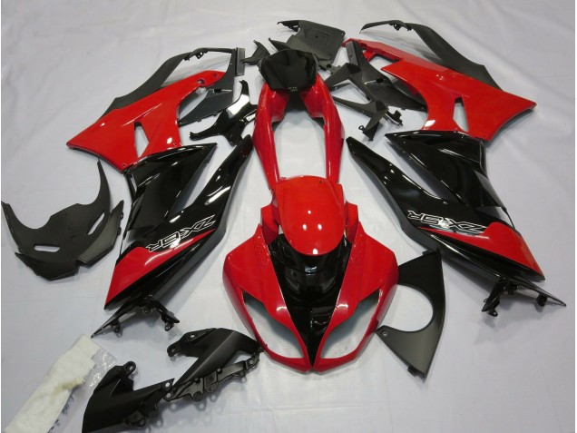 Rojo Brillante & Negro 09-12 ZX6R Carenado Rojo Brillante & Negro 09-12 ZX6R Carenado