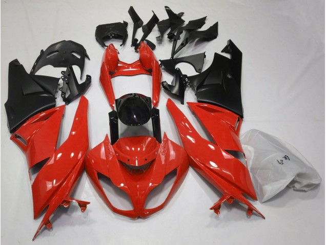Rojo Brillante & Negro 09-12 ZX6R Carenado Rojo Brillante & Negro 09-12 ZX6R Carenado