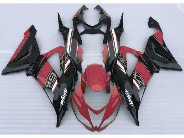 Rojo Brillante & Negro 13-18 ZX6R Carenado Rojo Brillante & Negro 13-18 ZX6R Carenado