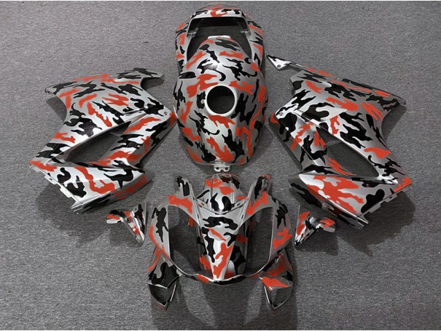 Rojo Camuflaje 02-12 VFR800 Carenado
