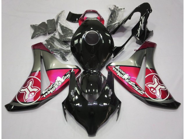 Rojo Caramelo Sobre Negro Personalizado 08-11 CBR1000RR Carenado