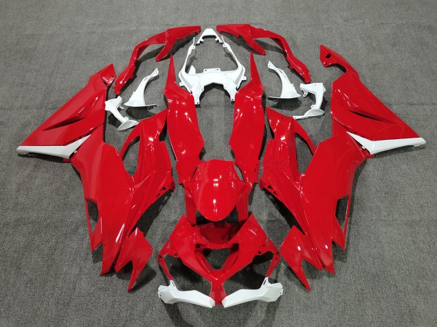 Rojo Con Blanco 19-23 ZX6R Carenado