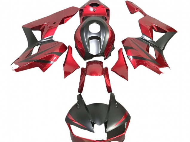 Rojo Intenso & Negro Mate 13-23 CBR600RR Carenado