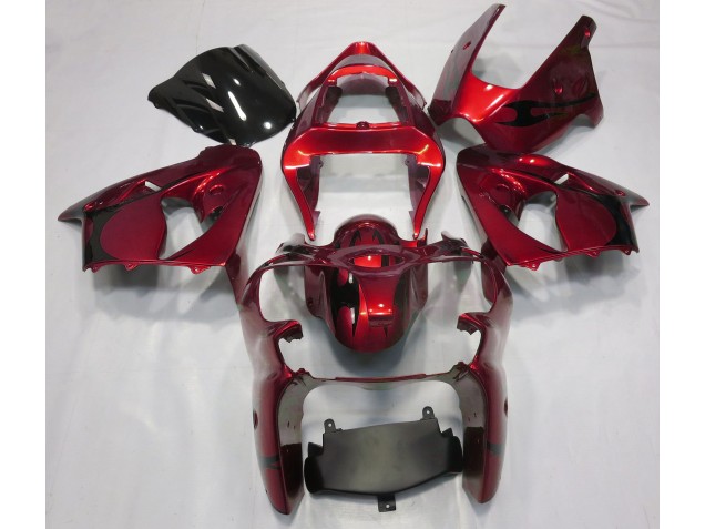 Rojo Metálico 00-02 ZX6R Carenado Rojo Metálico 00-02 ZX6R Carenado