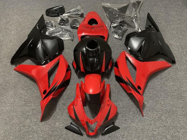 Rojo & Negro Mate 09-12 CBR600RR Carenado Rojo & Negro Mate 09-12 CBR600RR Carenado