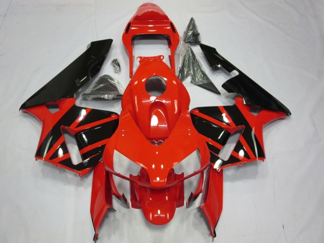 Rojo Negro OEM Estilos 03-04 CBR600RR Carenado Rojo Negro OEM Estilos 03-04 CBR600RR Carenado