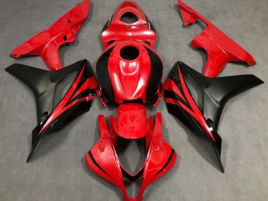 Rojo Perla & Negro 07-08 CBR600RR Carenado