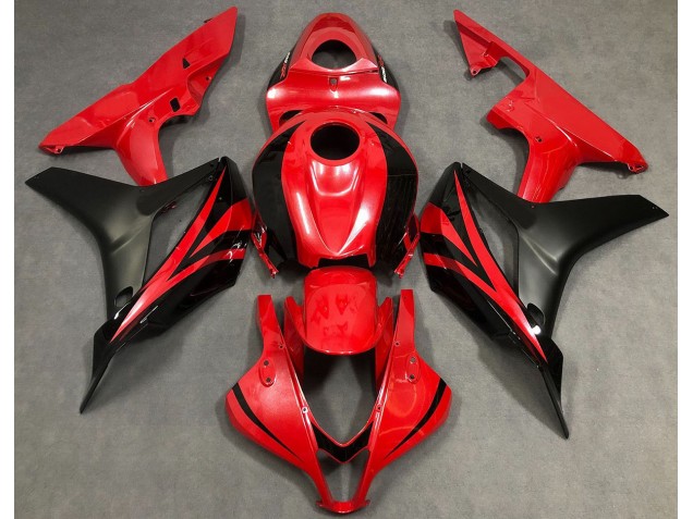 Rojo Perla & Negro 07-08 CBR600RR Carenado Rojo Perla & Negro 07-08 CBR600RR Carenado
