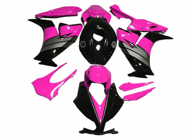 Rosa Brillante Negro & Gris 12-16 CBR1000RR Carenado Rosa Brillante Negro & Gris 12-16 CBR1000RR Carenado