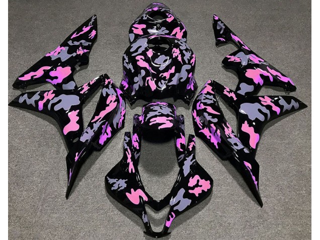 Rosa & Gris Camuflaje 07-08 CBR600RR Carenado Rosa & Gris Camuflaje 07-08 CBR600RR Carenado