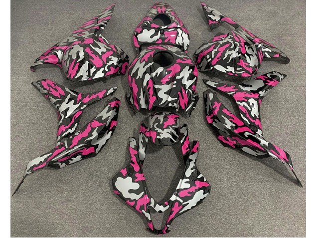 Rosa & Plata Camuflaje 09-12 CBR600RR Carenado
