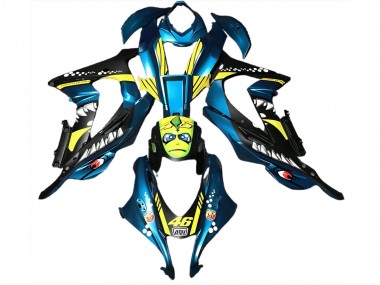 Tiburón Azul Claro 16-19 ZX10R Carenado