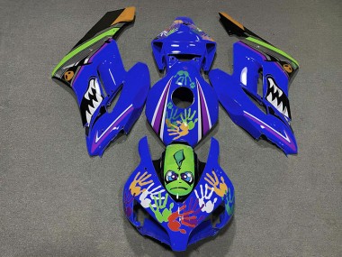 Tiburón Azul Oscuro 04-05 CBR1000RR Carenado