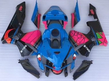 Tiburón Azul & Rosa 05-06 CBR600RR Carenado