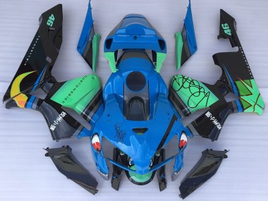 Tiburón Azul & Verde 05-06 CBR600RR Carenado