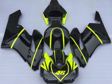 Todo Negro & Alta Visibilidad 46 04-05 CBR1000RR Carenado