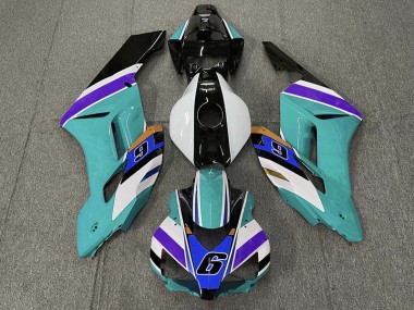 Verde Azulado 6 04-05 CBR1000RR Carenado