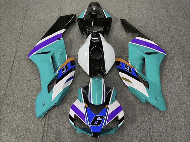 Verde Azulado 6 04-05 CBR1000RR Carenado Verde Azulado 6 04-05 CBR1000RR Carenado