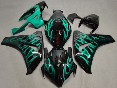 Verde Azulado Llama 08-11 CBR1000RR Carenado