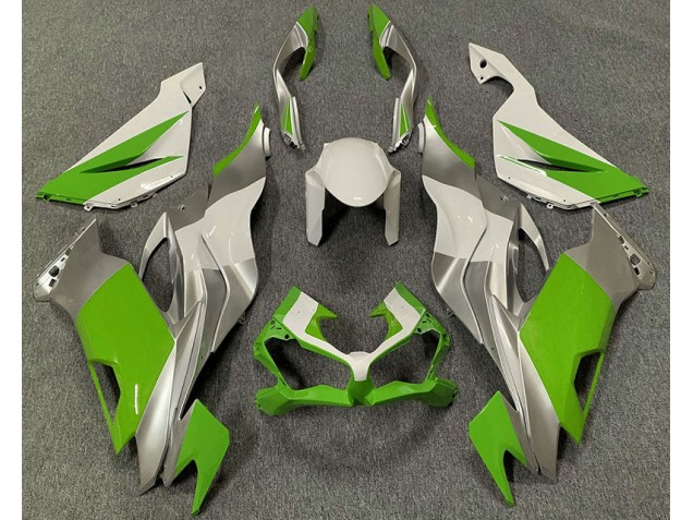 Verde Blanco & Plata 19-23 ZX6R Carenado