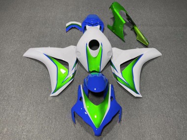 Verde Brillante & Azul 08-11 CBR1000RR Carenado