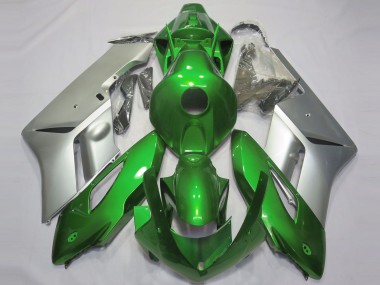 Verde Brillante & Plata 04-05 CBR1000RR Carenado