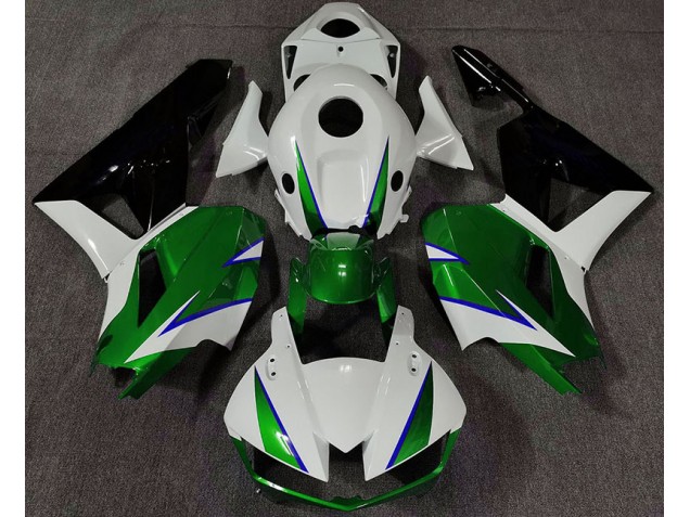 Verde Brillo Blanco & Azul 13-23 CBR600RR Carenado Verde Brillo Blanco & Azul 13-23 CBR600RR Carenado