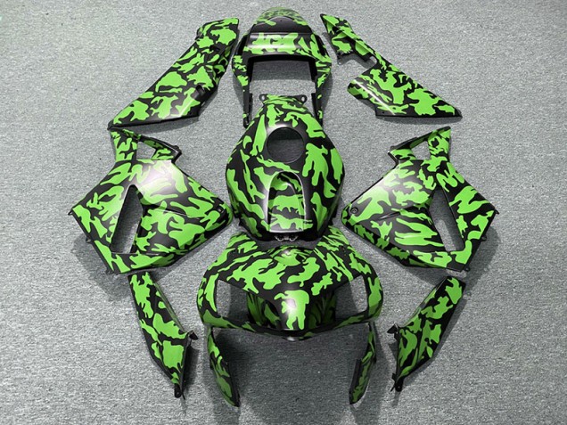 Verde Camuflaje 03-04 CBR600RR Carenado