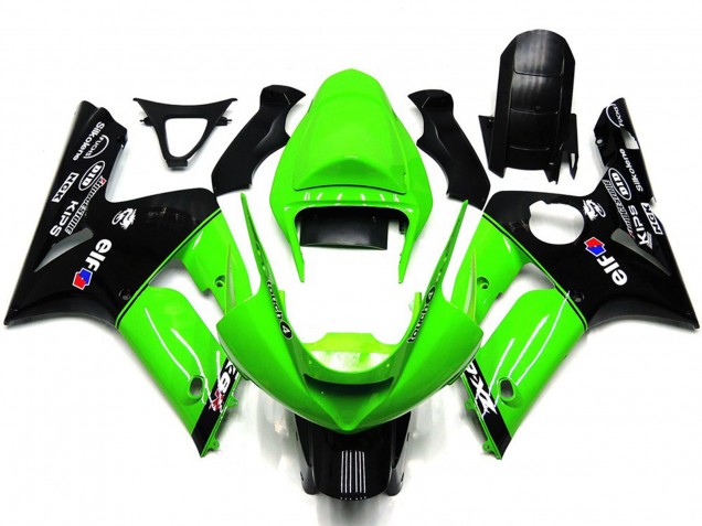 Verde Claro & Negro Elf 03-04 ZX6R Carenado Verde Claro & Negro Elf 03-04 ZX6R Carenado