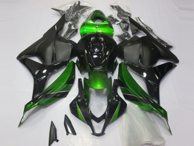 Verde Especial Negro Mate 09-12 CBR600RR Carenado Verde Especial Negro Mate 09-12 CBR600RR Carenado
