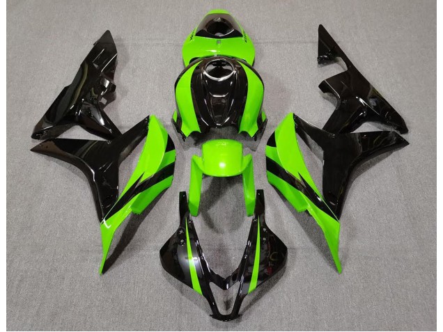 Verde Lima & Negro 07-08 CBR600RR Carenado Verde Lima & Negro 07-08 CBR600RR Carenado