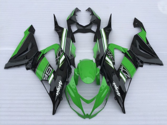 Verde & Negro De Alto Brillo 13-18 ZX6R Carenado