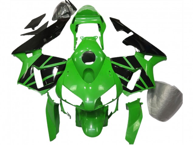 Verde Negro Sin Calcomanías 03-04 CBR600RR Carenado Verde Negro Sin Calcomanías 03-04 CBR600RR Carenado