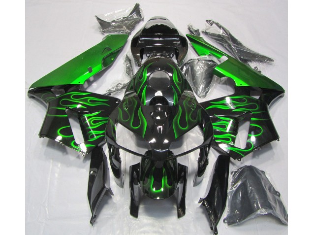 Verde Vibrante Llama 05-06 CBR600RR Carenado Verde Vibrante Llama 05-06 CBR600RR Carenado